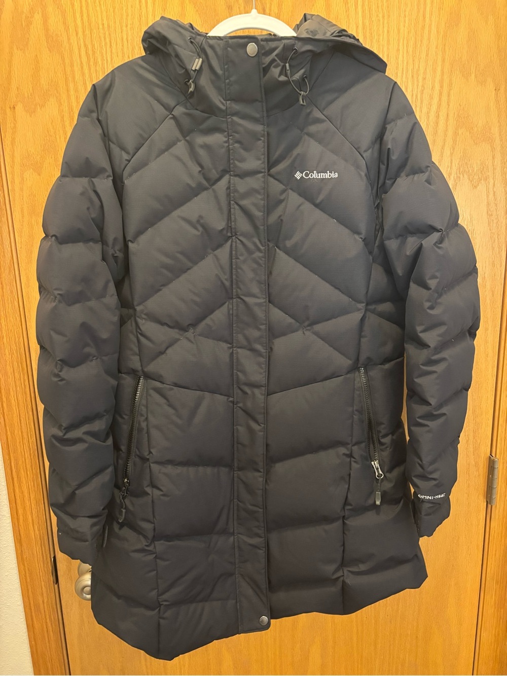 Columbia Women's Black Quilted Hooded Puffer Coat